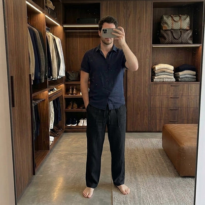 Pantalon en lin pour homme