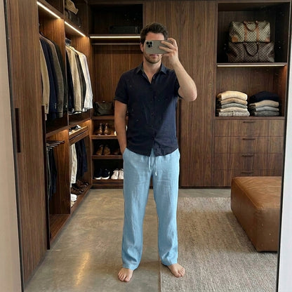 Pantalon en lin pour homme
